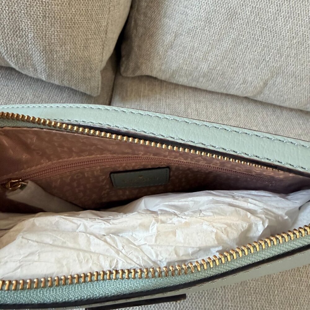πβ¨ Kate Spade New York Leather Crossbody Bag β Mint / Seafoam Green β¨π NWOT - Picture 5 of 8